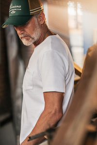 Boxer Pocket T-Shirt White