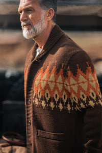 Larsen Cardigan Brown