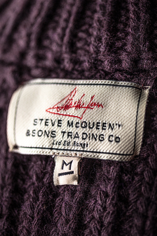 McQueen Max Knitted Cardigan Maroon