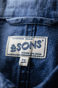 Artisan Workwear Chore Jacket Indigo Blue