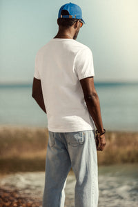 McQueen Frank V-Neck T-Shirt White