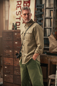 Livingstone Twill Shirt Khaki