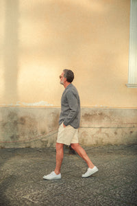 Como Textured Shorts Natural