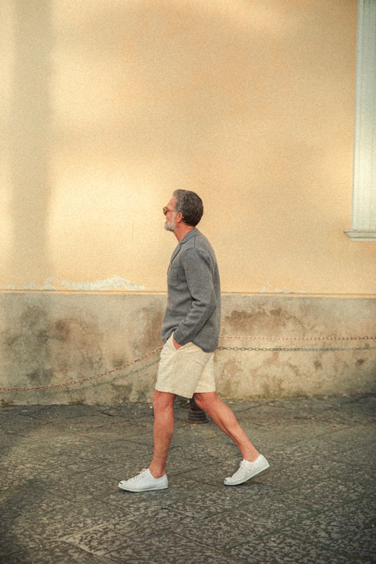 Como Textured Shorts Natural