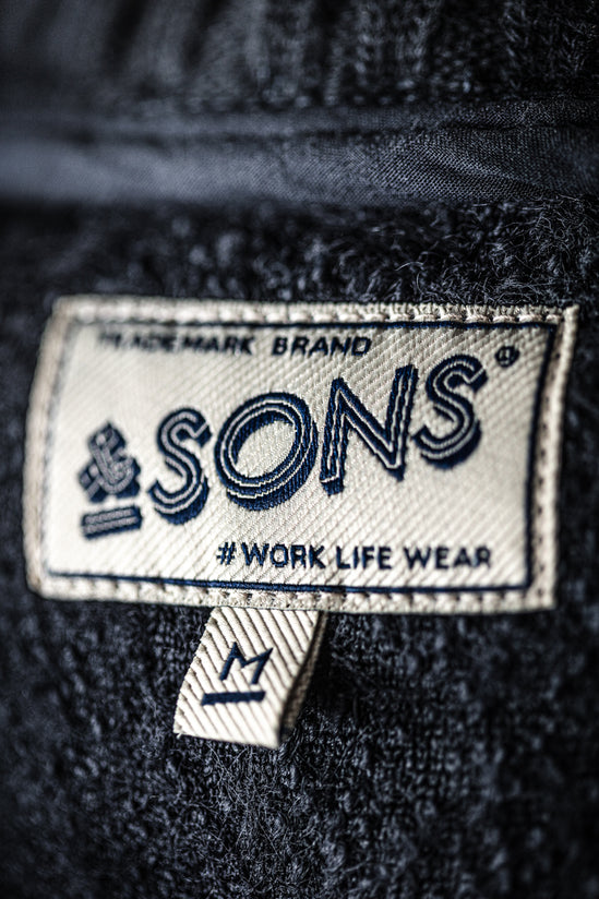 Torridon Shawl Collar Cardigan Navy