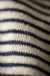 Oban Stripe Polo Navy / Raw
