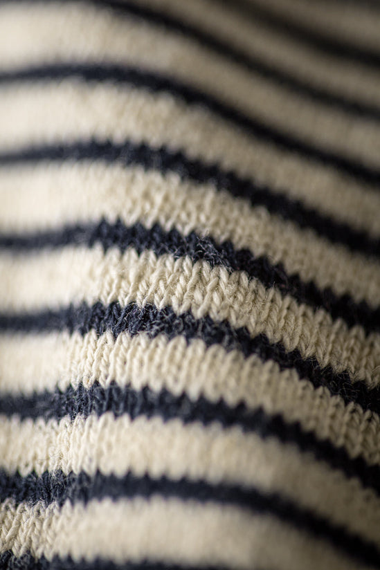 Oban Stripe Polo Navy / Raw