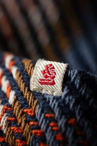 Tucker Shirt Blue/Orange Check