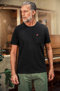 &SONS Boxer Pocket T-Shirt Black