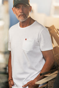 Boxer Pocket T-Shirt White
