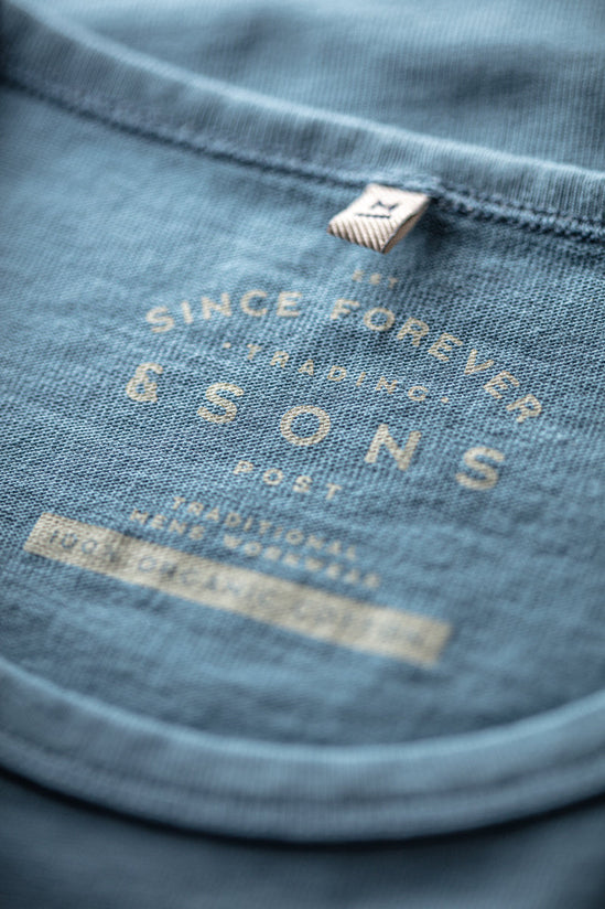 CAFE Boxer T-Shirt Blue