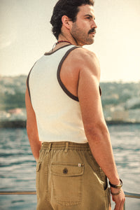 Loma Rib Vest Off White