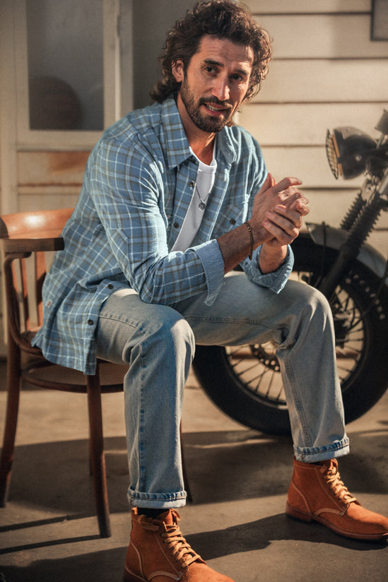 McQueen Stockman Shirt Blue Check