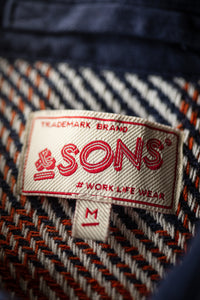 Tucker Shirt Blue/Orange Check