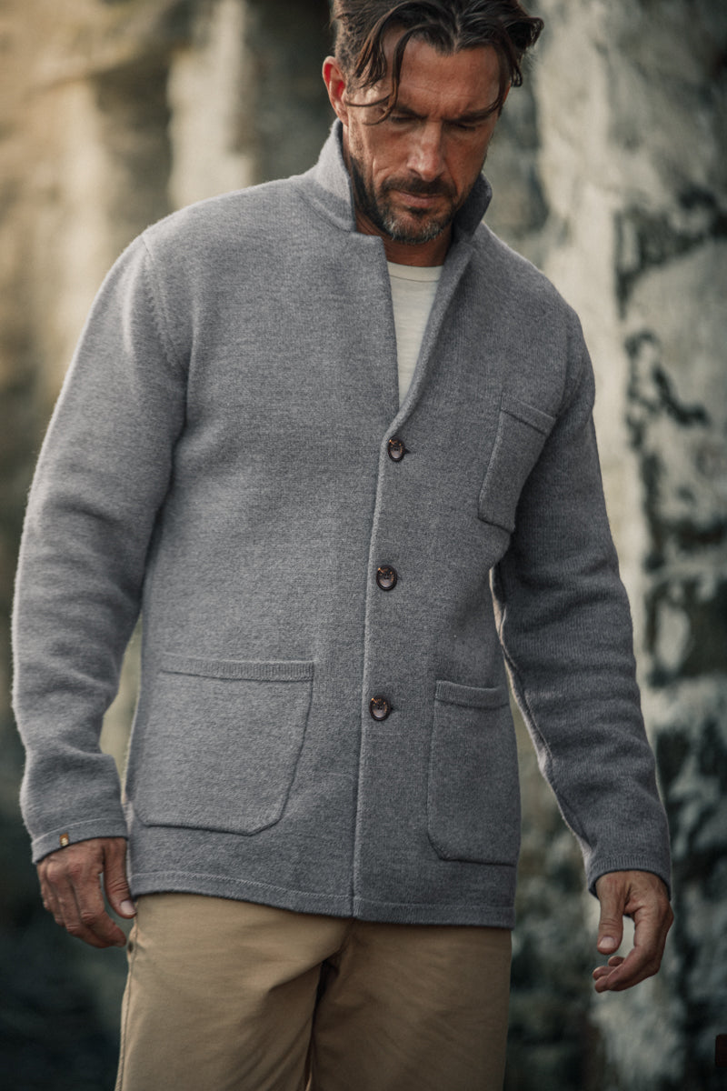 Denton Merino Wool Blazer Marl