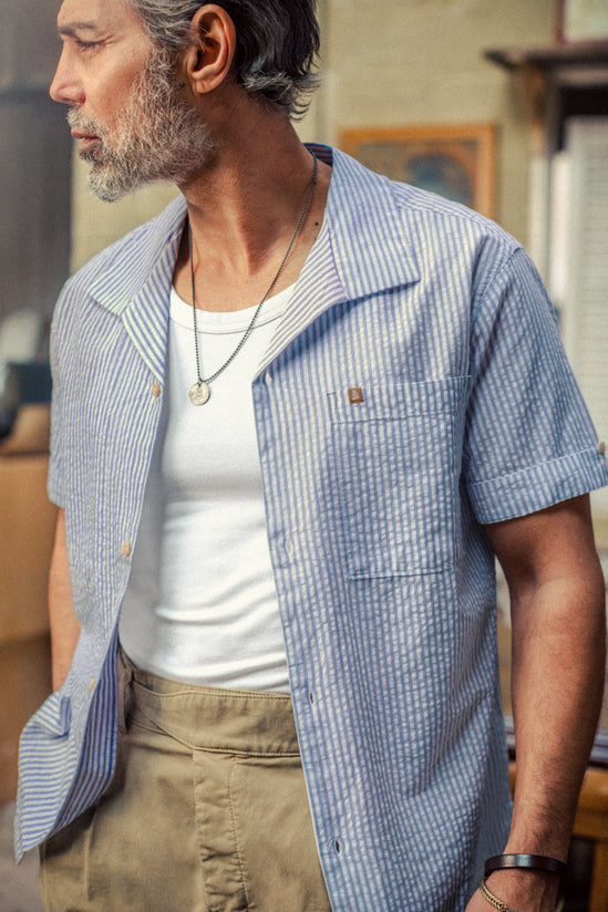 Loreto Shirt White/Blue