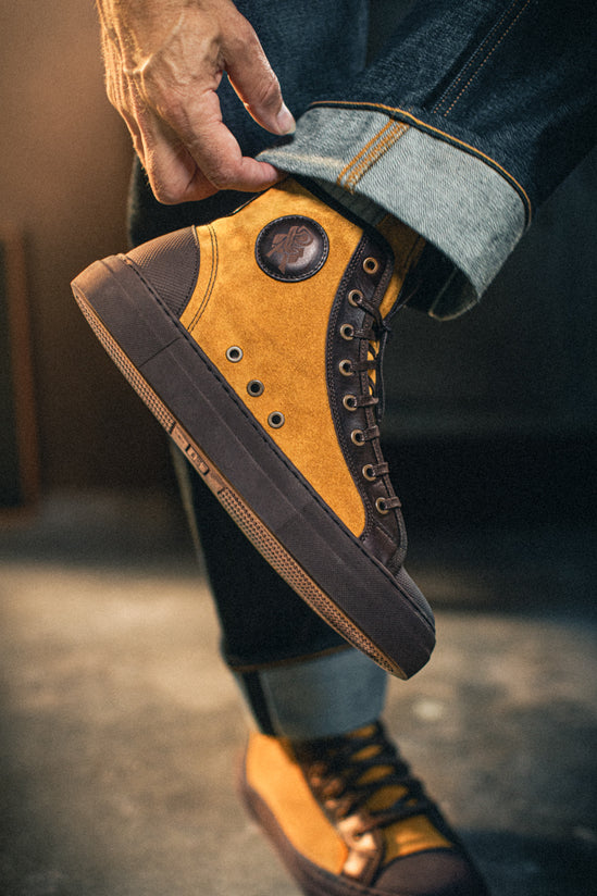 ROGUE by &SONS Baseline Hi Top Tan