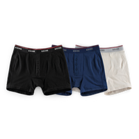 Essential Boxer 3 Pack – Raw/Black/Indigo