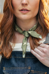 Damsons Bandana Green