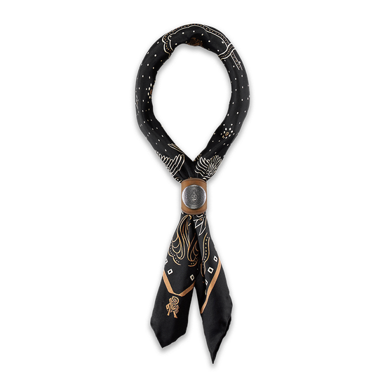 ROGUE Silk Bandana & Leather Toggle Set