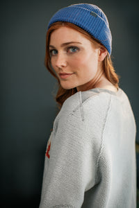 Damsons Merino Beanie Sky Blue