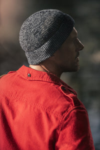 Skipper Beanie Navy / Off White