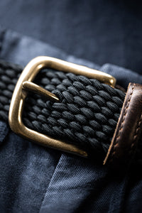 Bodega Braided Belt Navy