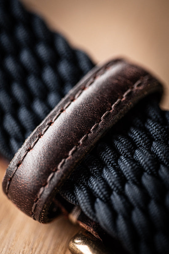 Bodega Braided Belt Navy