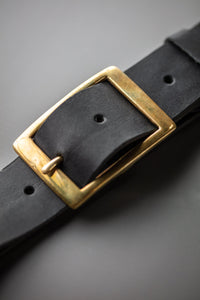 Black Leather Belt