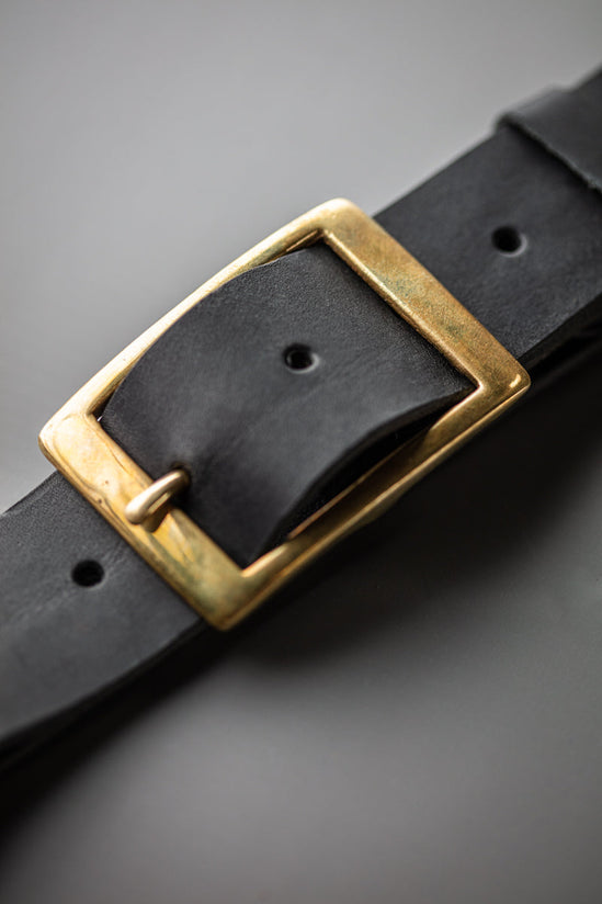 Black Leather Belt