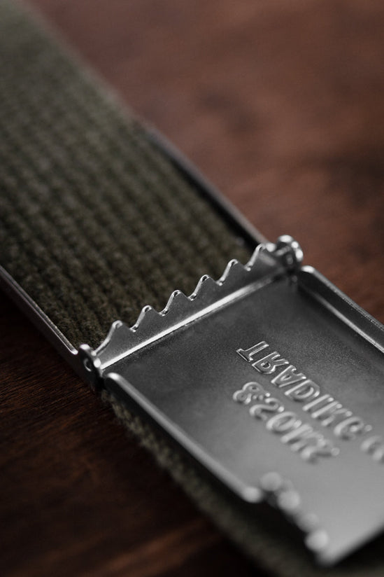 &SONS Surplus Webbing Belt Army Green