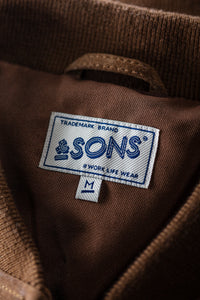 Buck Ridge Suede Bomber Tan