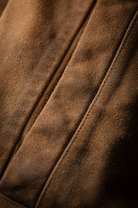 Buck Ridge Suede Bomber Tan