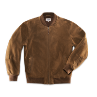 Buck Ridge Suede Bomber Tan