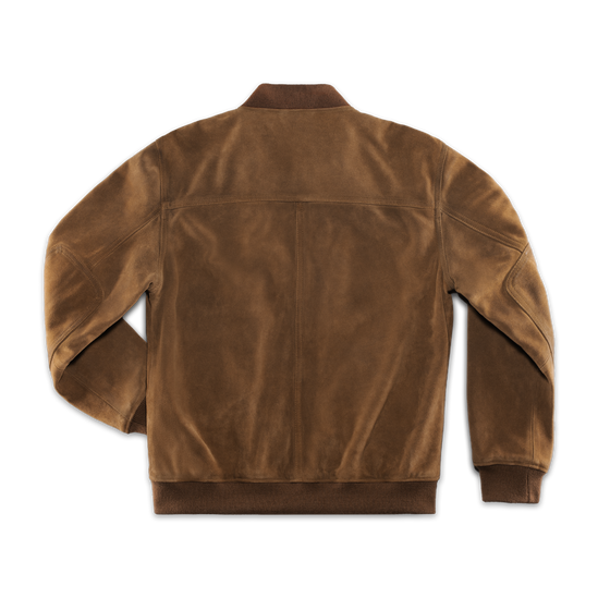Buck Ridge Suede Bomber Tan