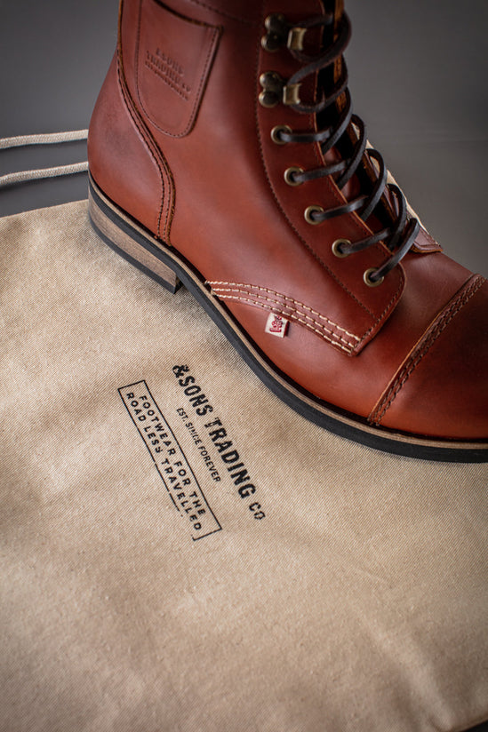 &SONS The Drover Boot Brown