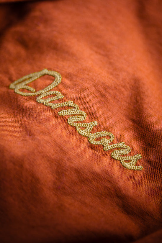 Damsons Double Bowling Shirt Burnt Orange