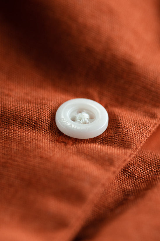 Damsons Double Bowling Shirt Burnt Orange