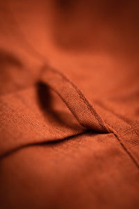 Damsons Double Bowling Shirt Burnt Orange