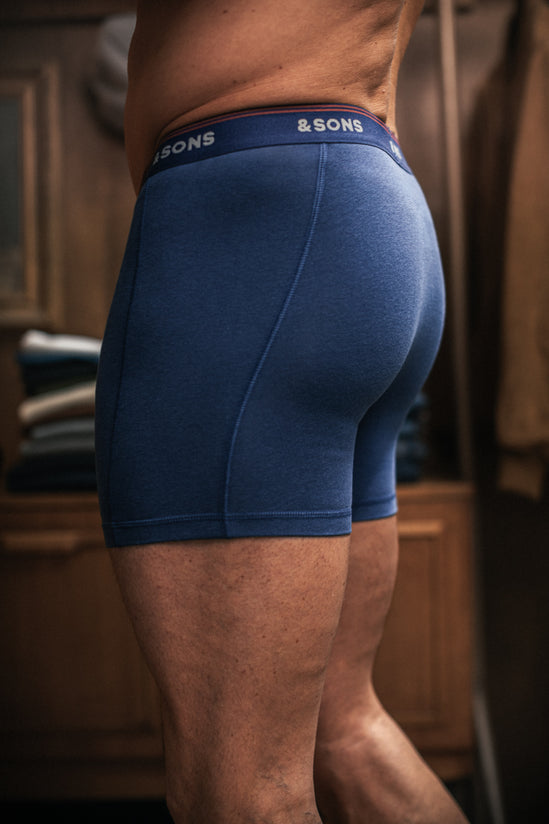 Essential Boxer 3 Pack – Raw/Black/Indigo