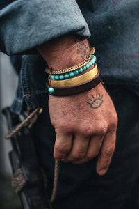 Smith Leather Bracelet Brown