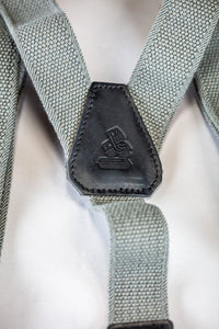 Black Leather Braces