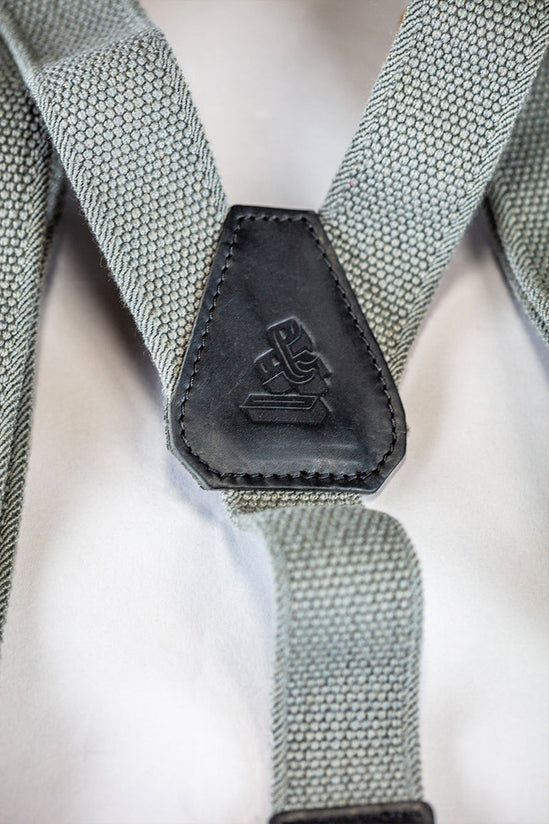 Black Leather Braces