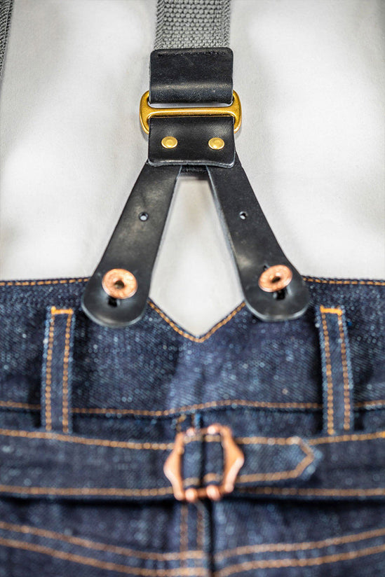 Black Leather Braces