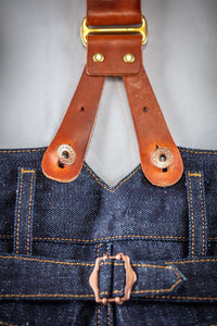 Cream Leather Braces