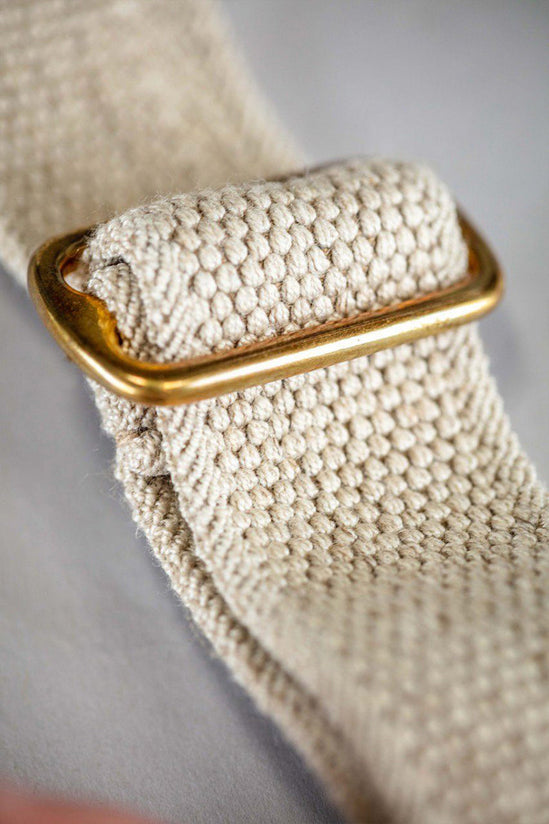 Cream Leather Braces
