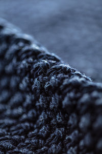 SALVAGE SALE Bergman Indigo Cable Knit