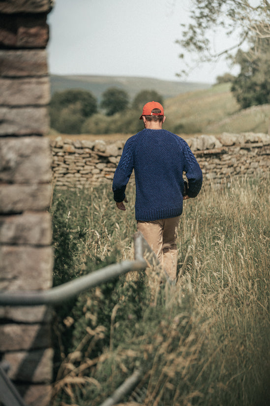 Bergman Indigo Cable Knit