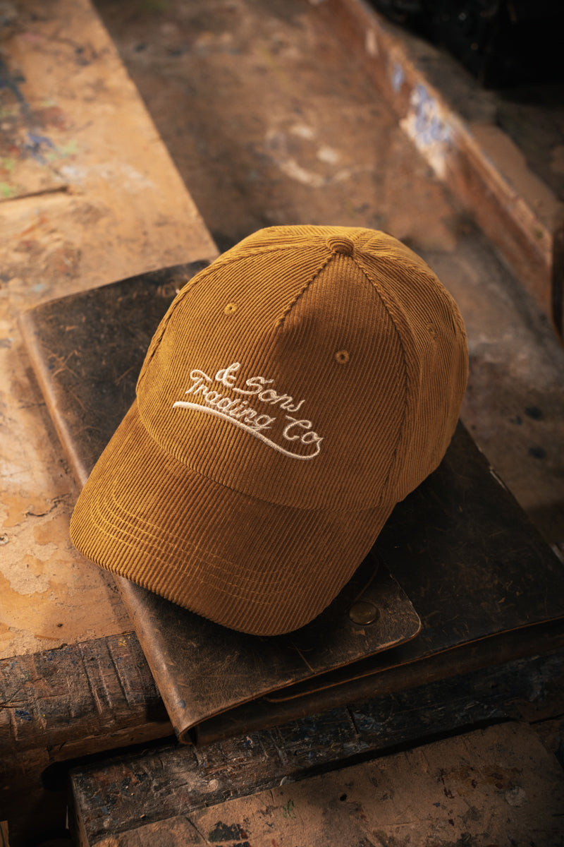 SALVAGE STOCK Script Cord Cap Tan