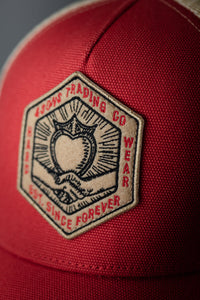 &SONS Union Trucker Cap Vintage Red